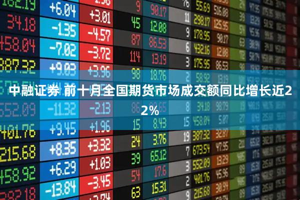 中融证券 前十月全国期货市场成交额同比增长近22%