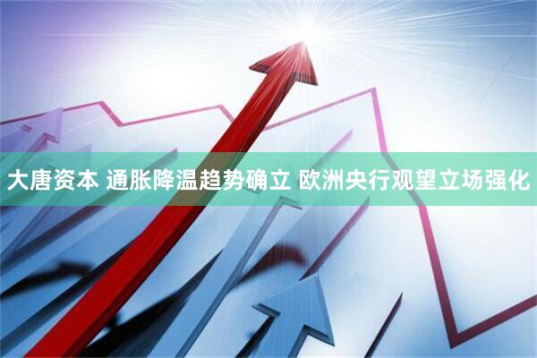 大唐资本 通胀降温趋势确立 欧洲央行观望立场强化